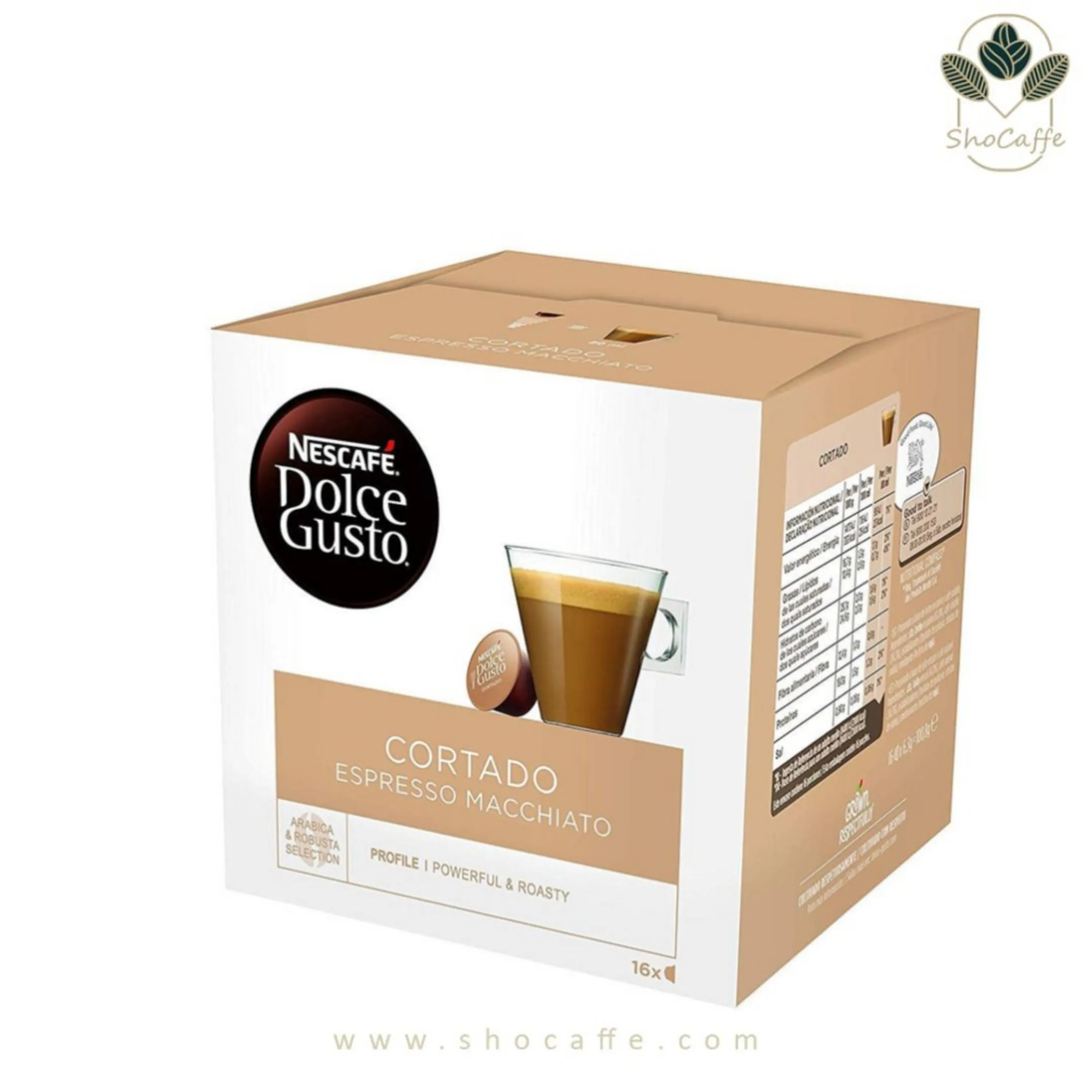 کپسول قهوه دولچه گوستو مدل کورتادو Cortado